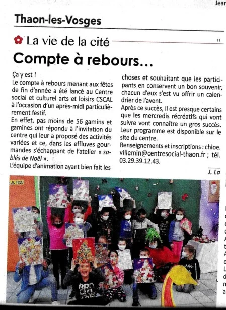 Echos des Vosges du 3 décembre 2020